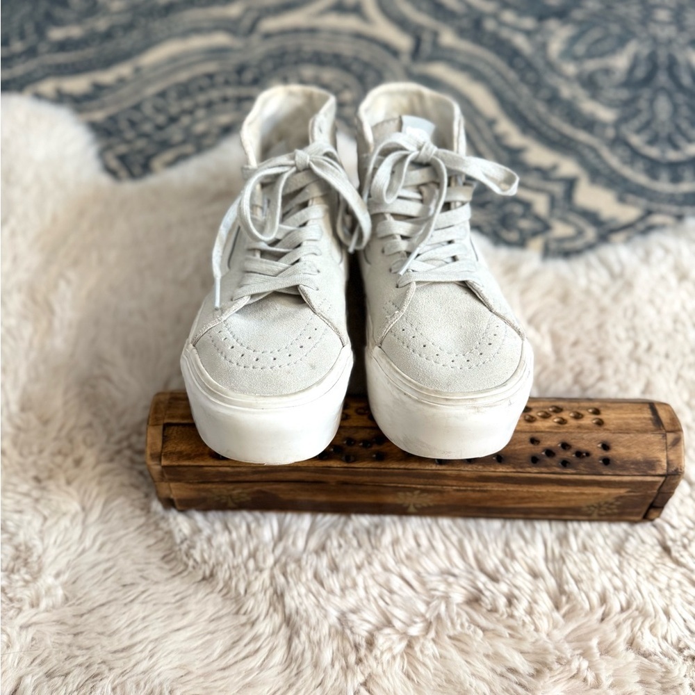 Vans Women’s SOFT SUEDE SK8-HI TAPERED STACKFORM SHOE size 6.5 - Picture 7 of 16